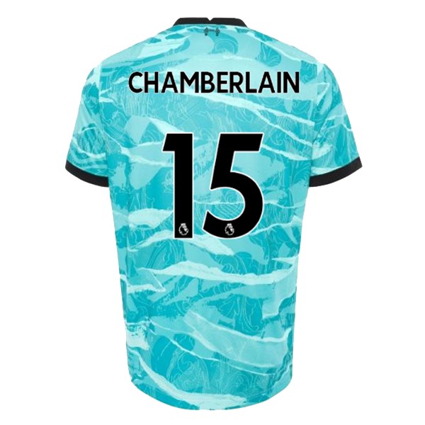 Camiseta Liverpool NO.15 Chamberlain 2ª 2020-2021 Azul